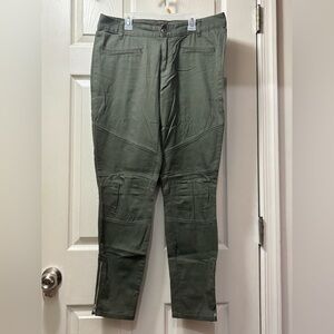 Sofia Vergara Skinny Moto Twill Pants size 12